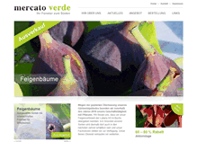 Tablet Screenshot of mercato-verde.ch